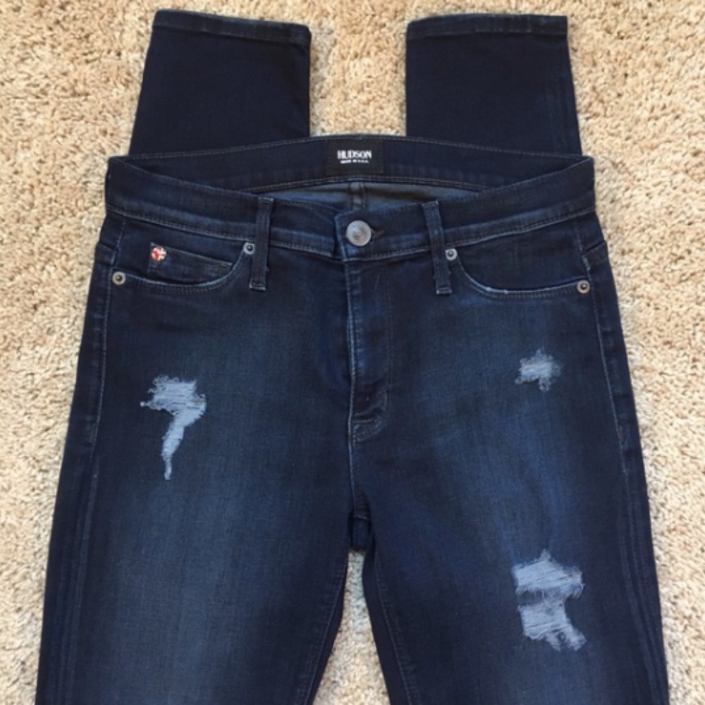 Hudson Jeans Nico Midrise Super Skinny, Size 25